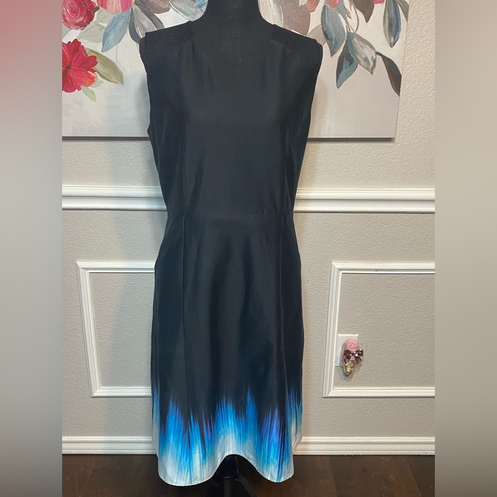 Black and Blue Dress - Picture 4 of 16